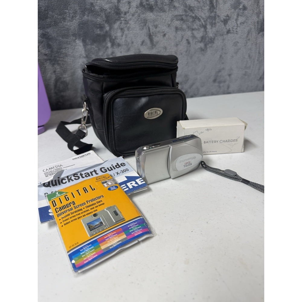 Olympus D-565 Camedia Zoom Camera With Bag And Charger Tested